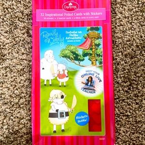 32~Inspirational Cards & 2~Teacher cards & Stickers A bible verse on every cards